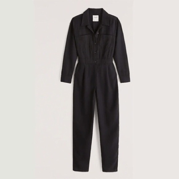 Abercrombie & Fitch Pants - Abercrombie & Fitch Long Sleeve Utility Jumpsuit